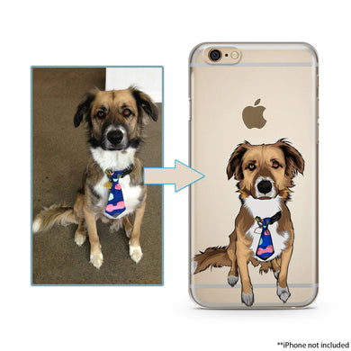 Illustrated Dog iPhone Case