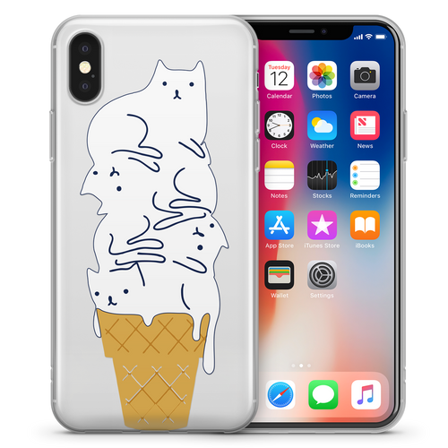 Icecream Cats iPhone Case